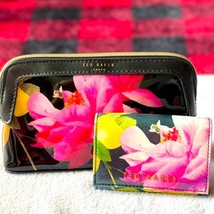 TED BAKER COSMETIC BAG AND WALLET